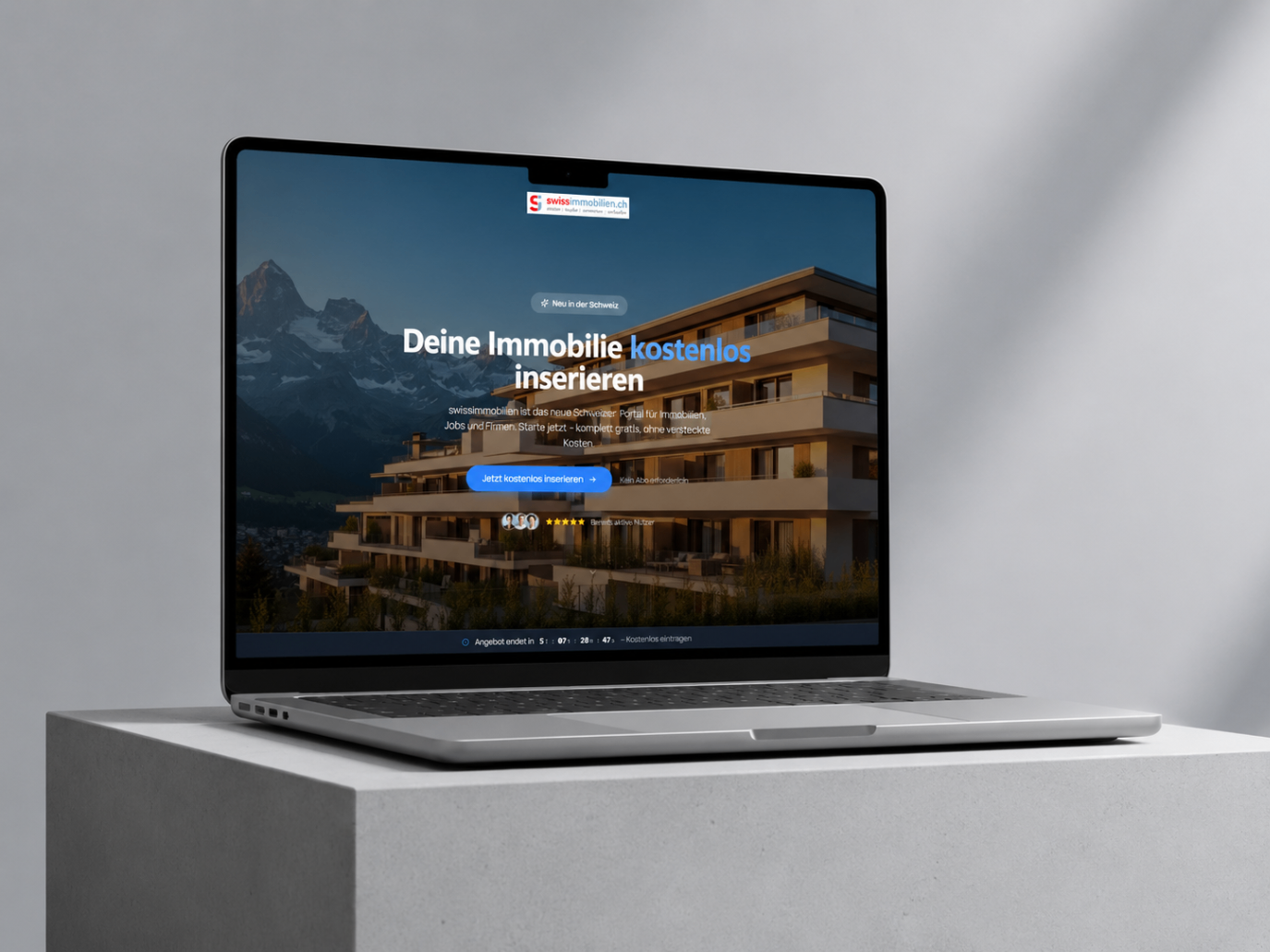 SwissImmobilien Inserate Landingpage