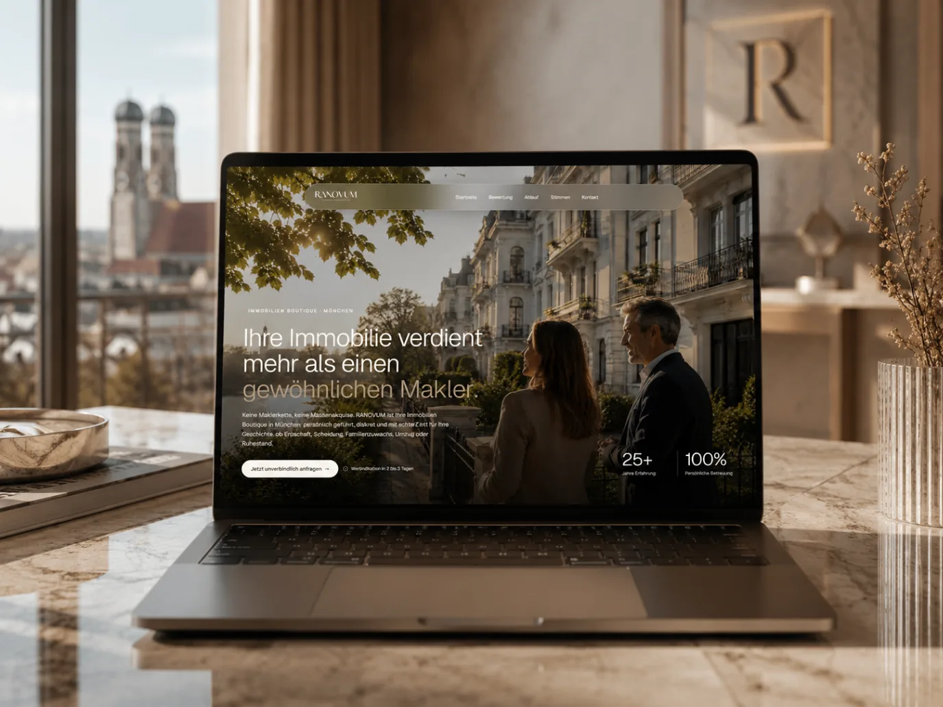 RANOVUM Verkaufslandingpage