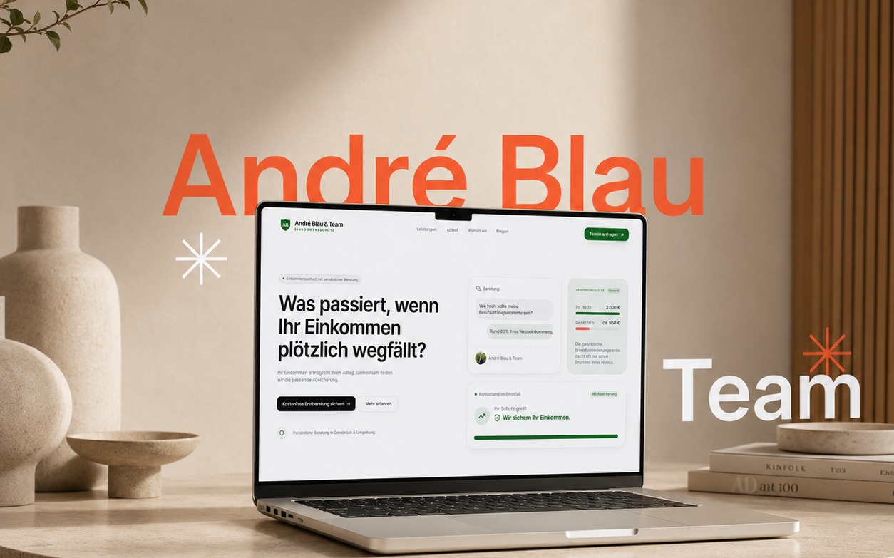 André Blau und Team Einkommensschutz