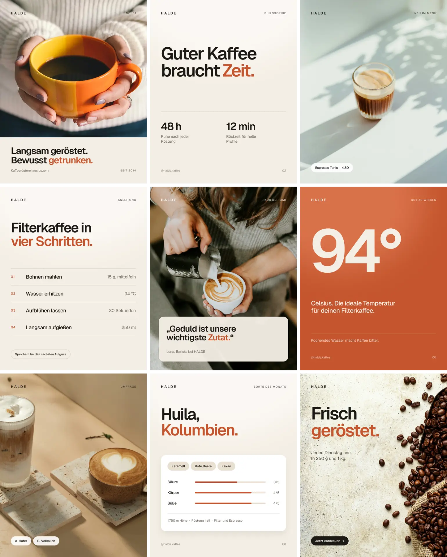 Instagram-Feed mit 9 Designs